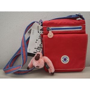 Kipling KIA2V1-P0C Women's Red/Berry Blitz NWEldorado Crossbody Bag